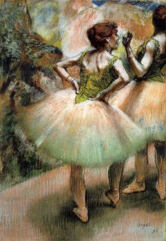 埃德加 德加 Dancers, Pink and Green 埃德加 德加 Dancers, Pink and Green
